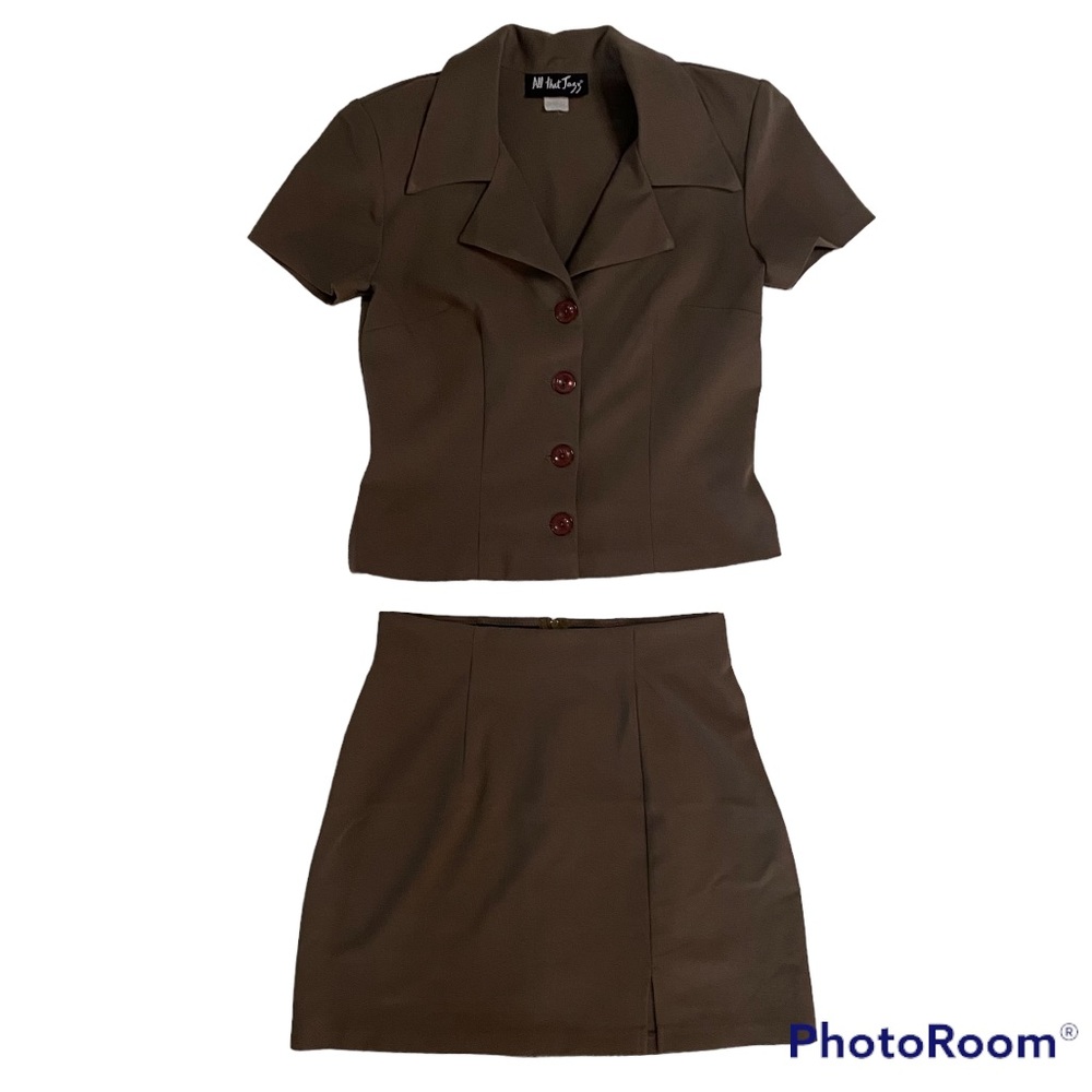 Vintage Mini Skirt Set